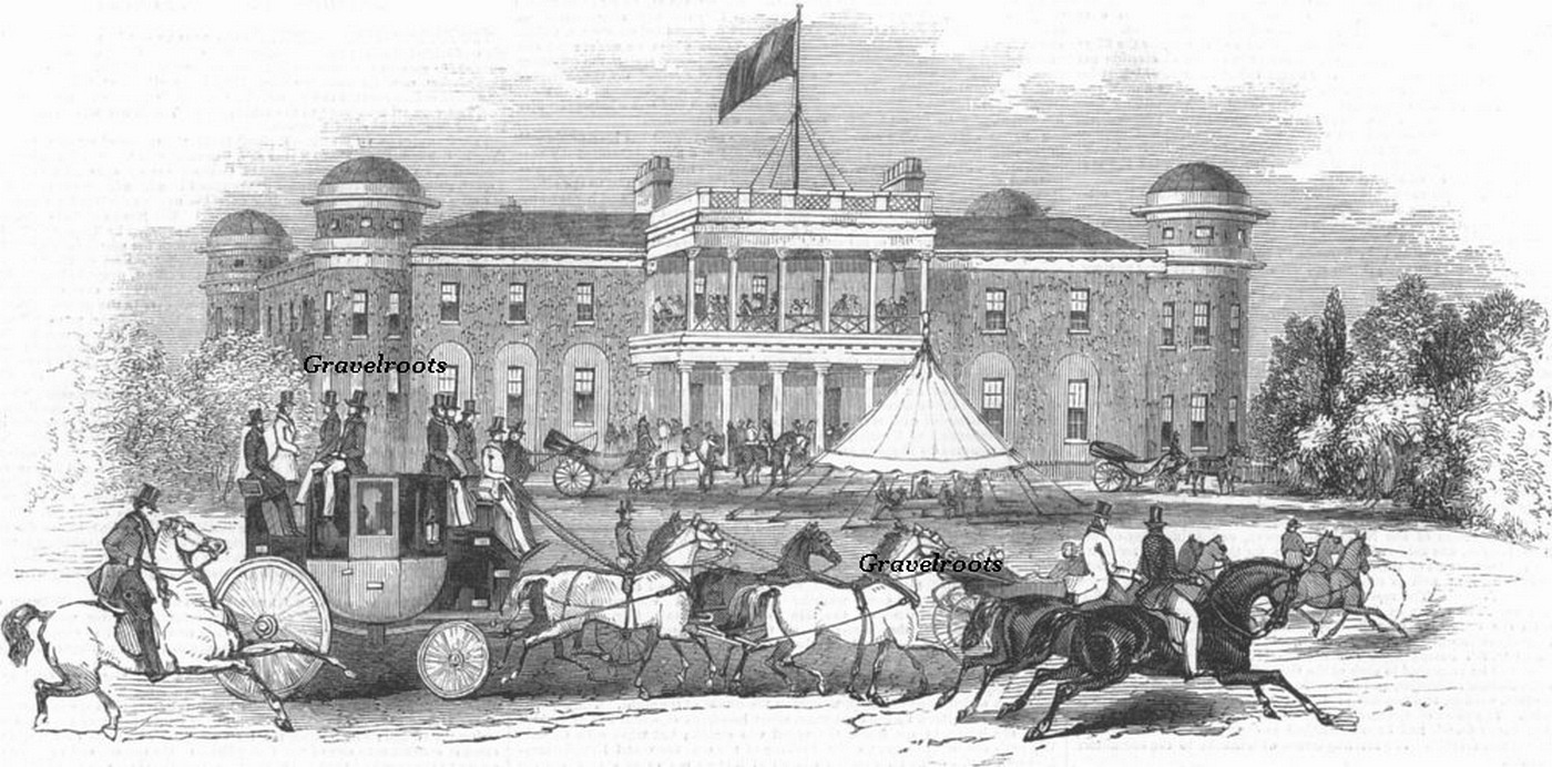 Old photos of Goodwood House, Sussex - click to return