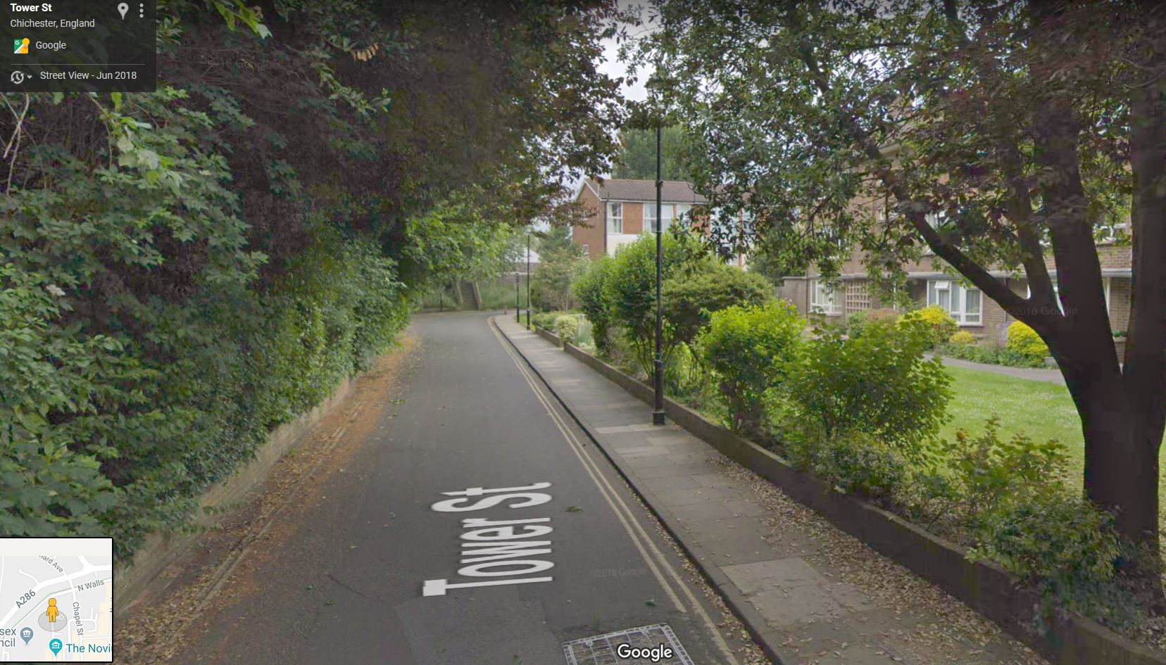 Tower Street, Chichester, Sussex - click image to return