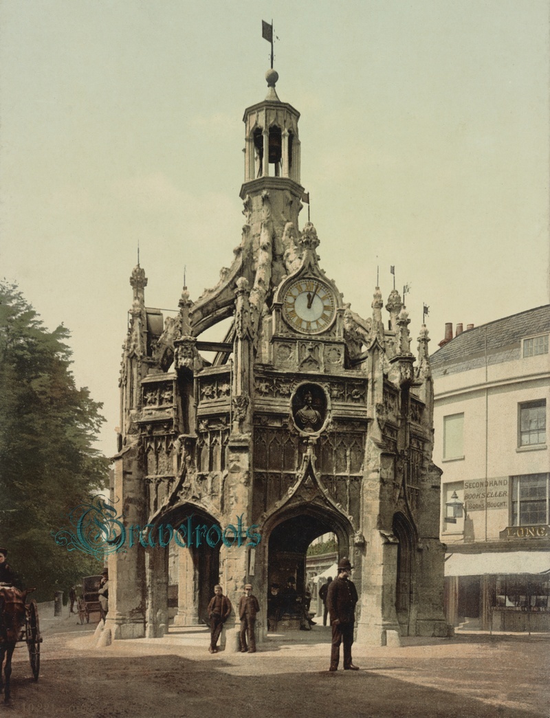  old photo of Market Cross, Chichester, Sussex - click image below to return