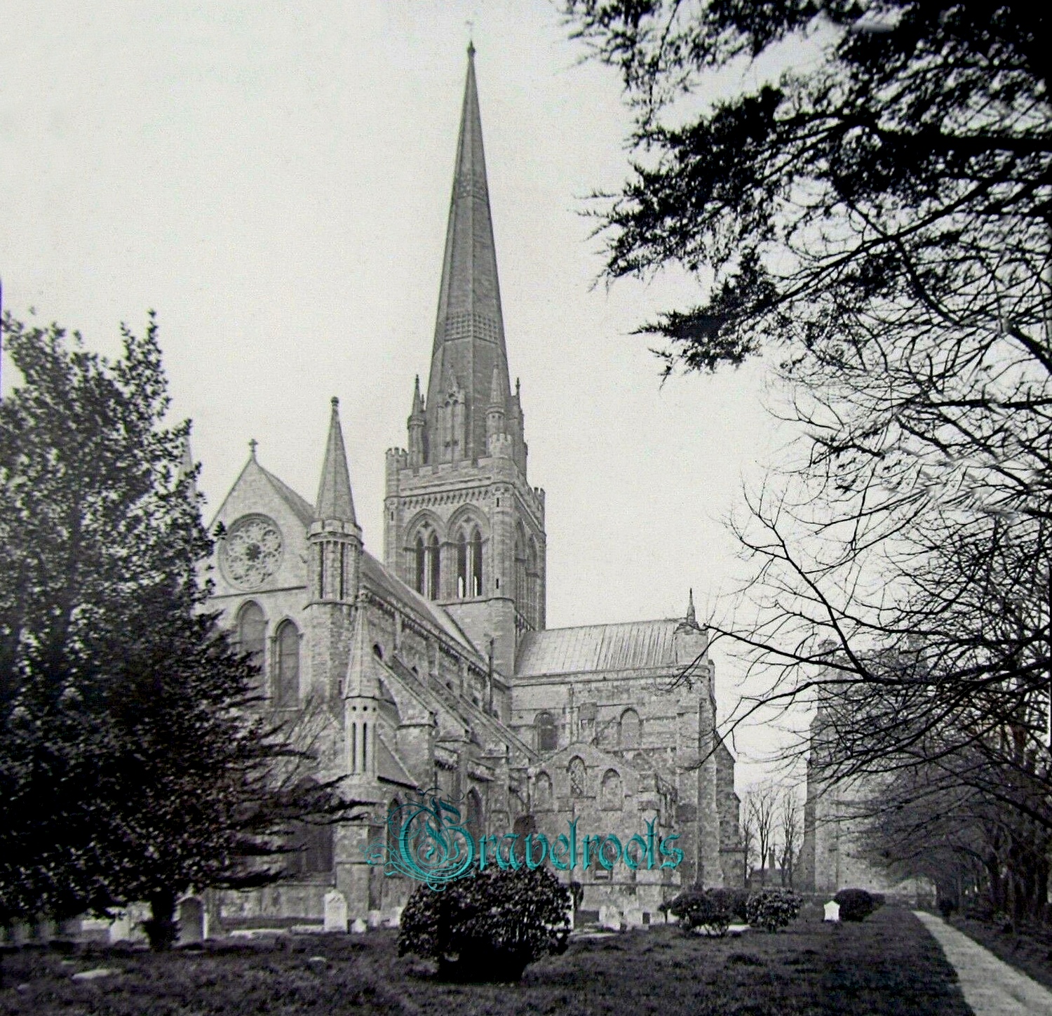 old photo of Chichester, Sussex - click image below to return