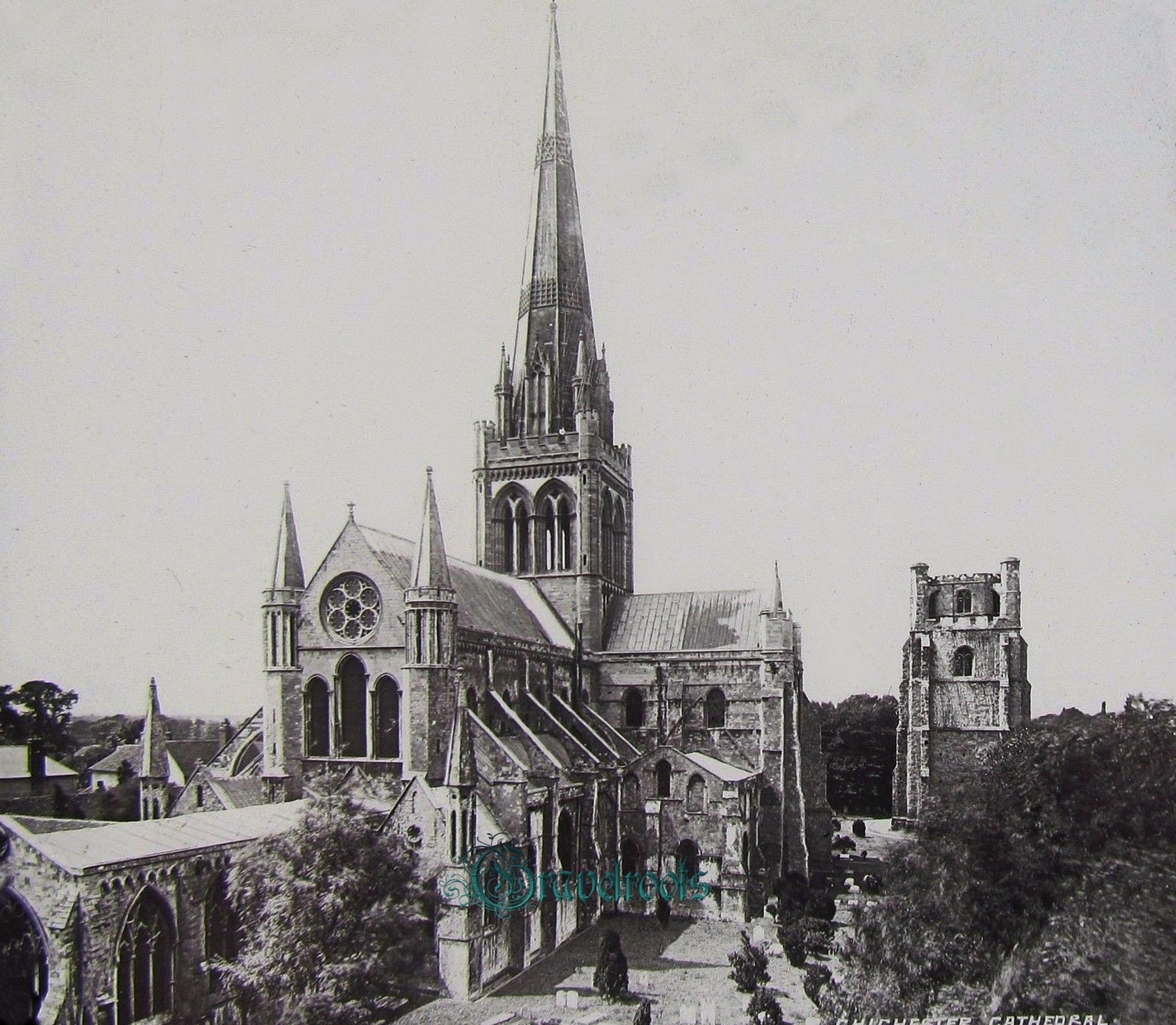 old photo of Chichester, Sussex - click image below to return