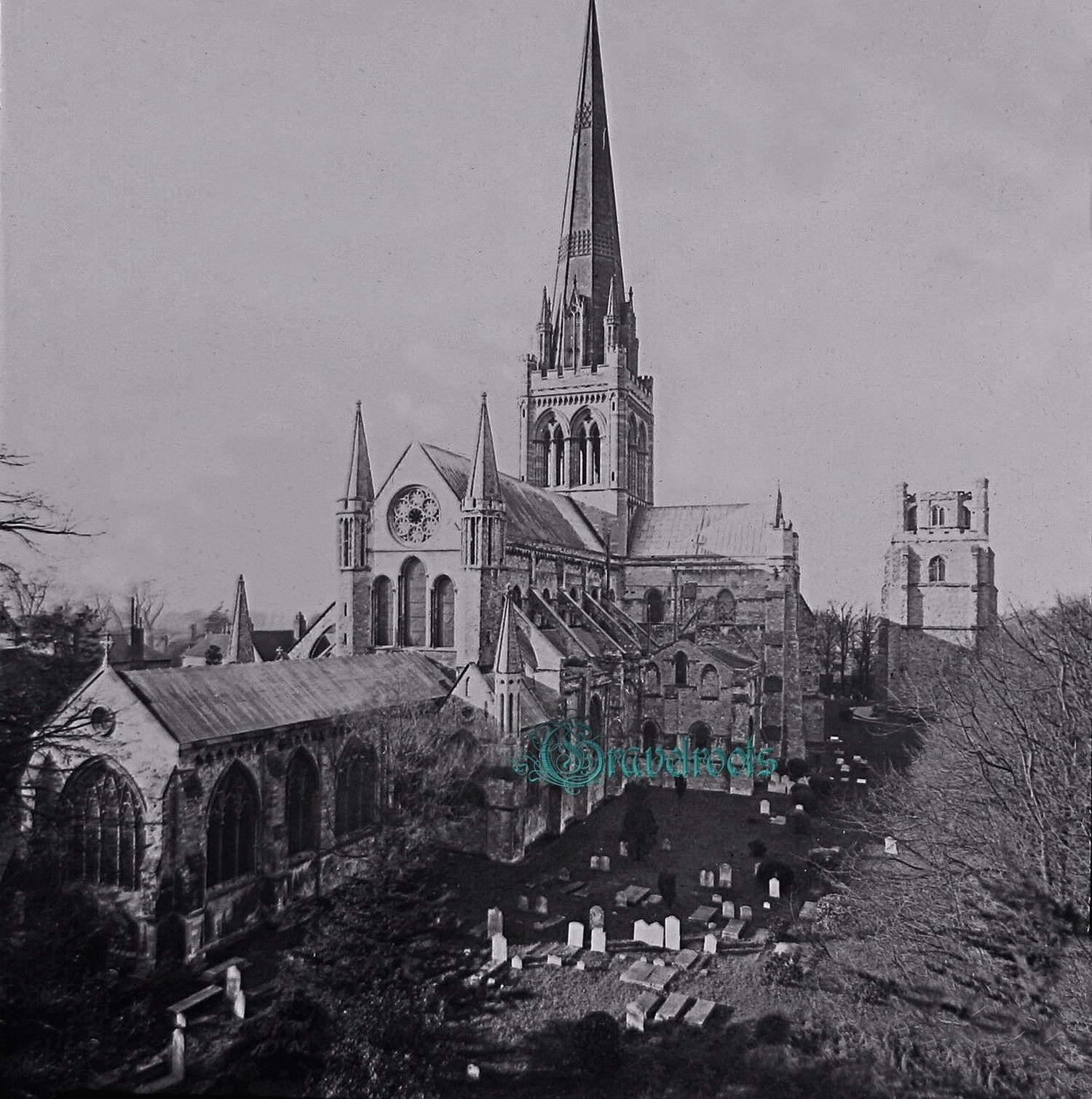 old photo of Chichester, Sussex - click image below to return