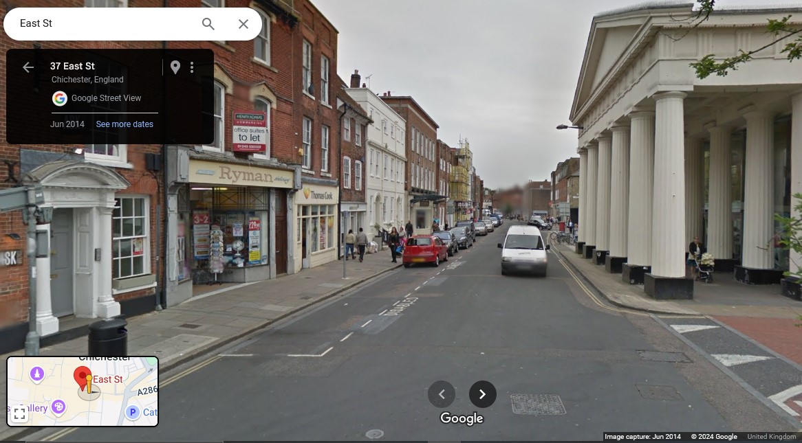 East Street, Chichester, Sussex - click image to return