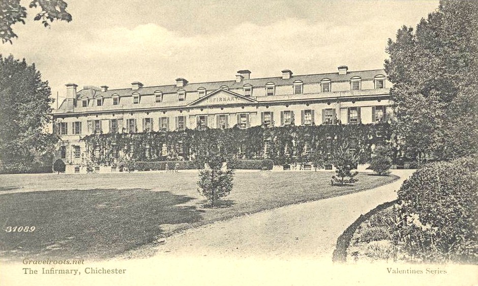  old photos of Royal West Sussex Hospital, Chichester Infirmary, Sussex - click image below to return