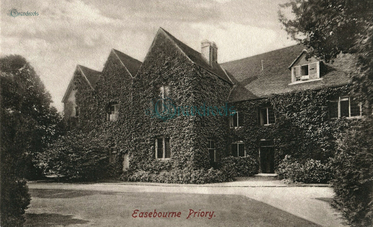  old photo of Easebourne, Sussex - click image below to return