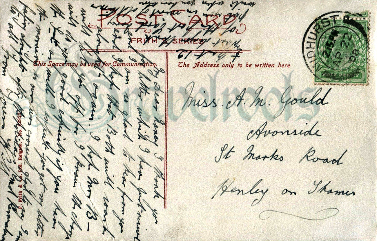  old photo of Easebourne, Sussex - click image to return