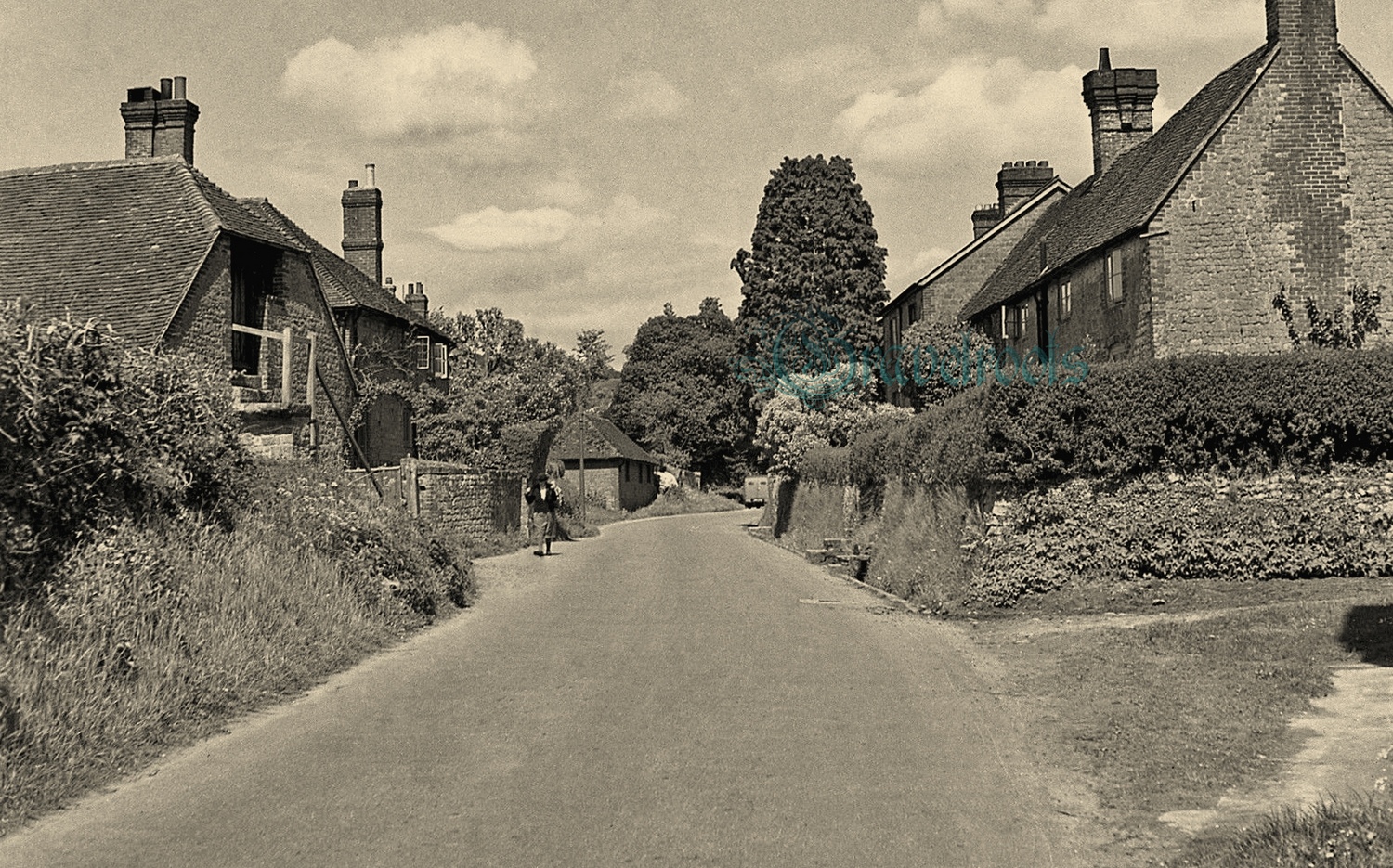 old photo of Easebourne Street, Easebourne, Sussex - click image below to return