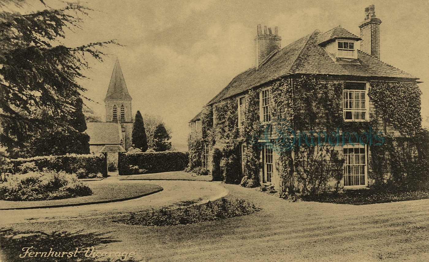 old photos of Fernhurst Vicarage, Sussex - click image to return