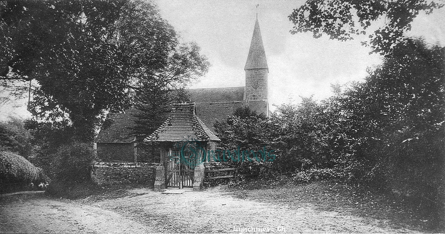  old photo of Lynchmere Church  - click image to return
