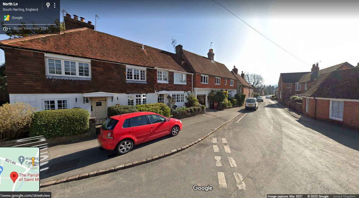 The Square, Harting, Sussex - click image to return