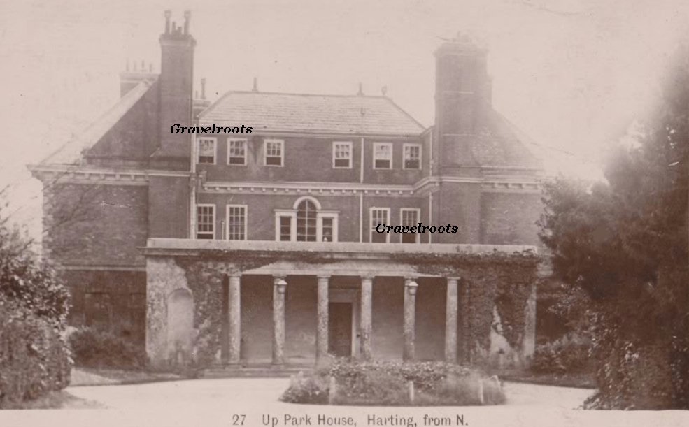 Uppark House, from the north. c.1906-09, Sussex - click to return