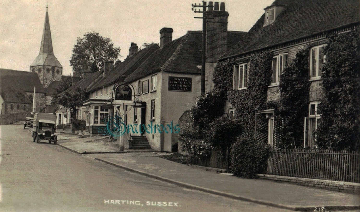  old photos of White Hart Pub, Harting, Sussex - click image below to return