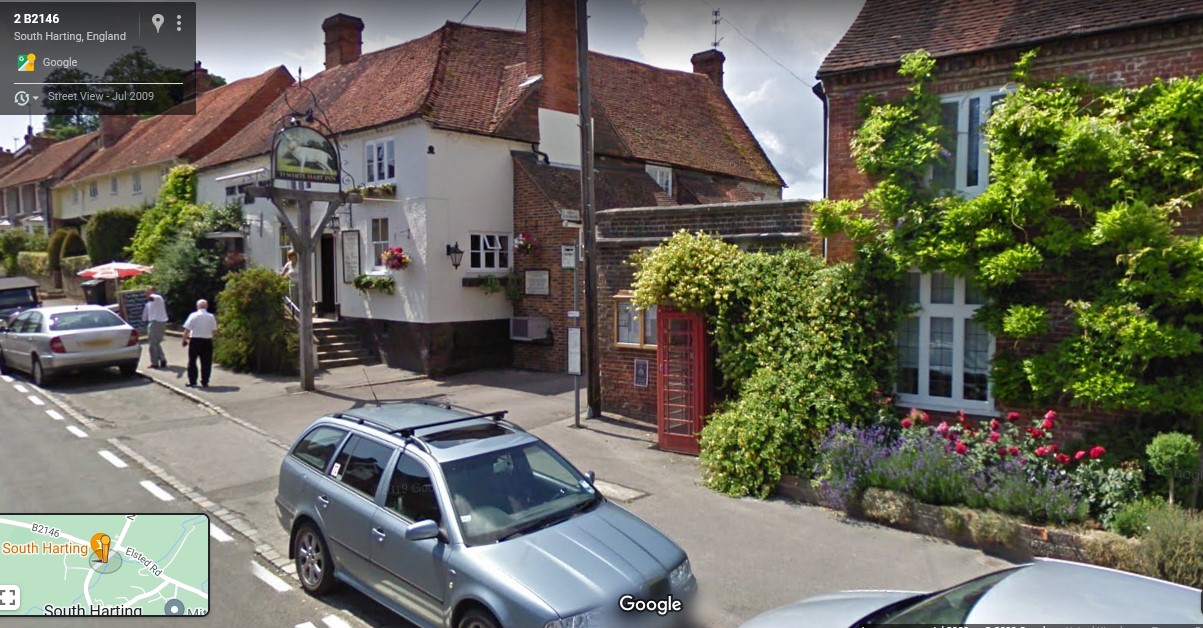White Hart Pub, Harting, Sussex - click image to return