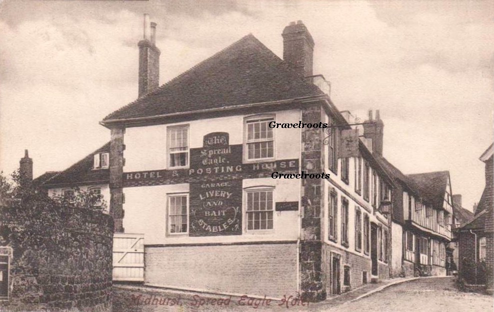 Spread Eagle Hotel, Midhurst click image to return