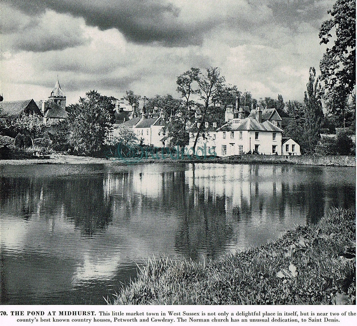  old photos of South Pond, Midhurst, Sussex - click image below to return