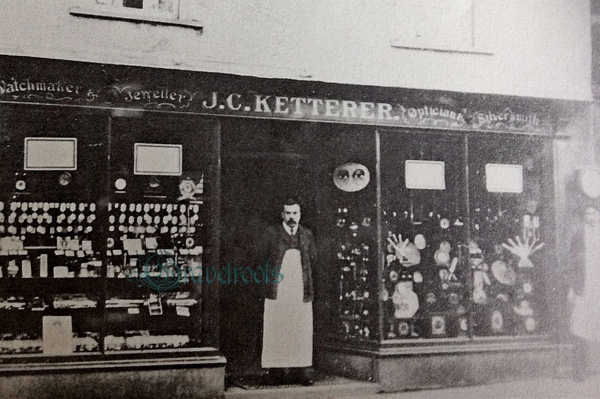  old photo of JC Ketterer, West Street, Midhurst, Sussex - click image to return