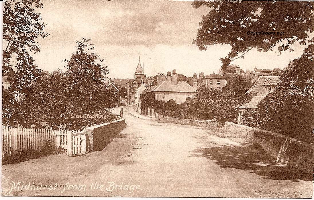 South Pond Bridge, Midhurst, click image to return
