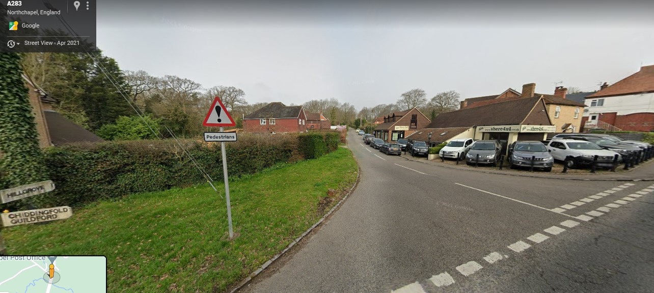 Hillgrove Lane, off A283, Northchapel, Sussex - click image to return