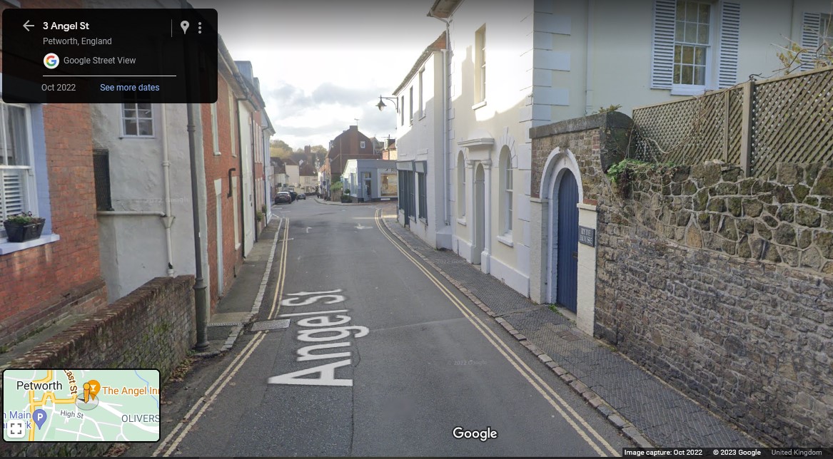 Angel Street, Petworth, Sussex - click image to return