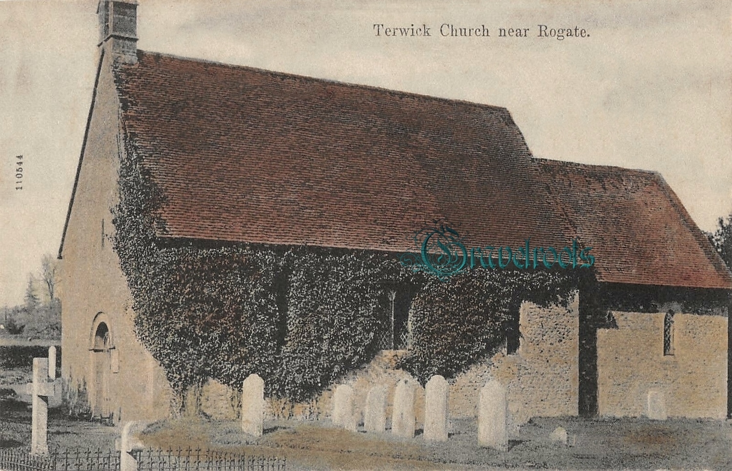  old photo of Terwick Church, Rogate, Sussex - click image below to return