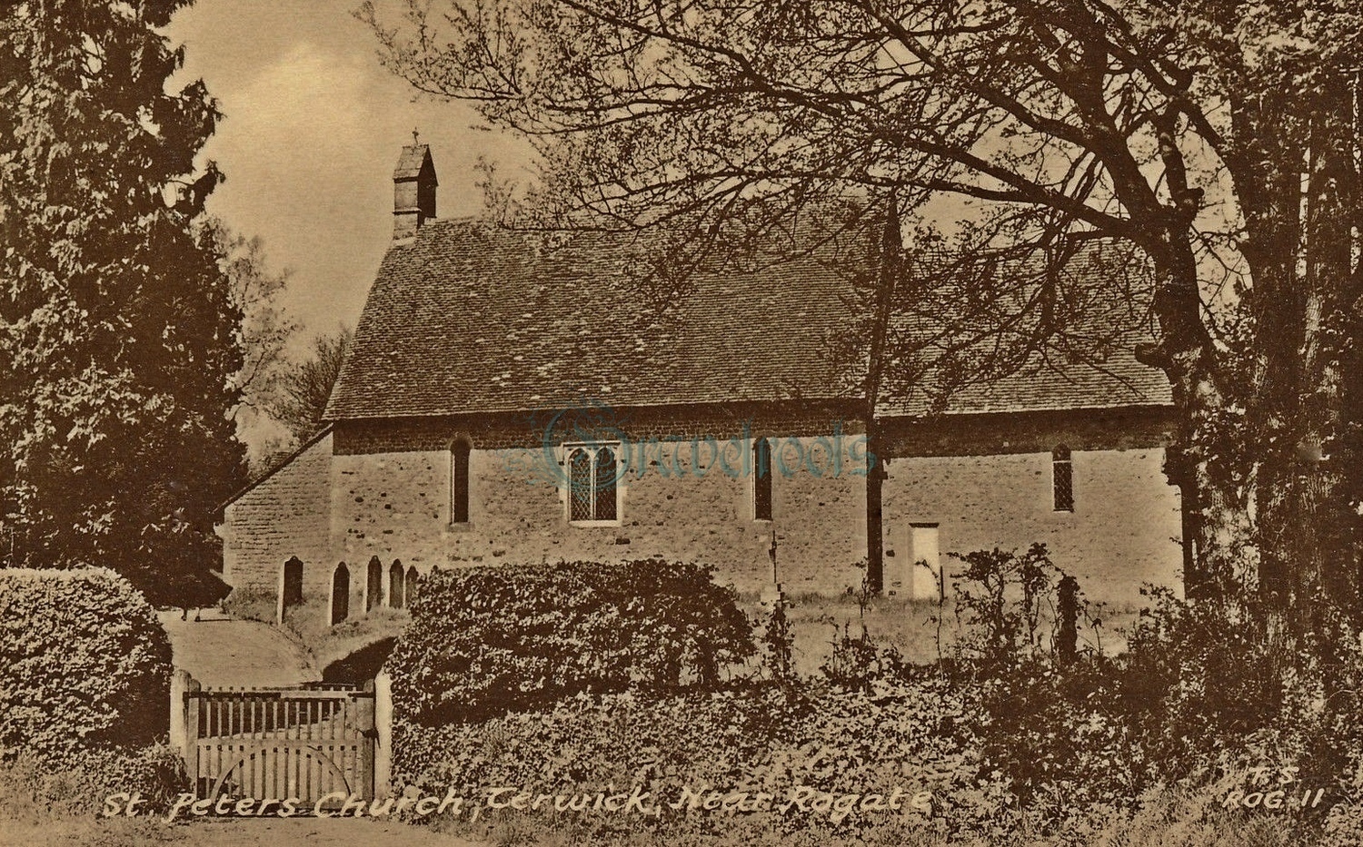  old photo of Terwick Church, Rogate, Sussex - click image to return