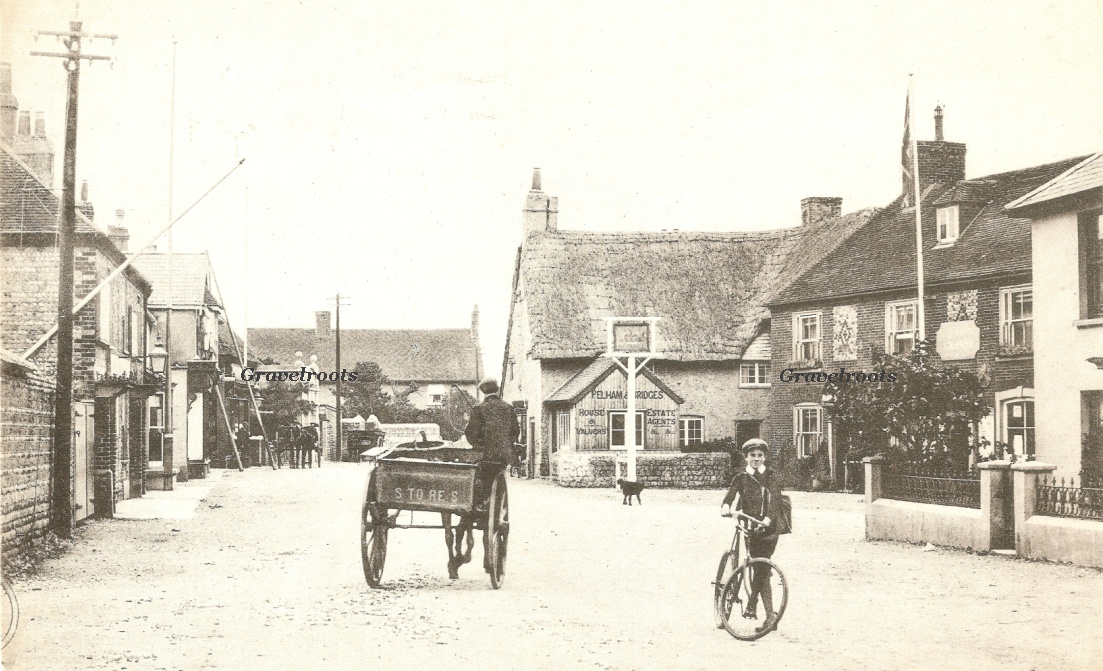High Street and Crown Hotel, Selsey, further image below