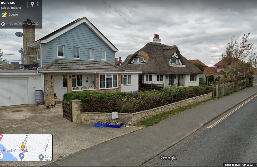 Hillfield Road, Selsey - click image to return
