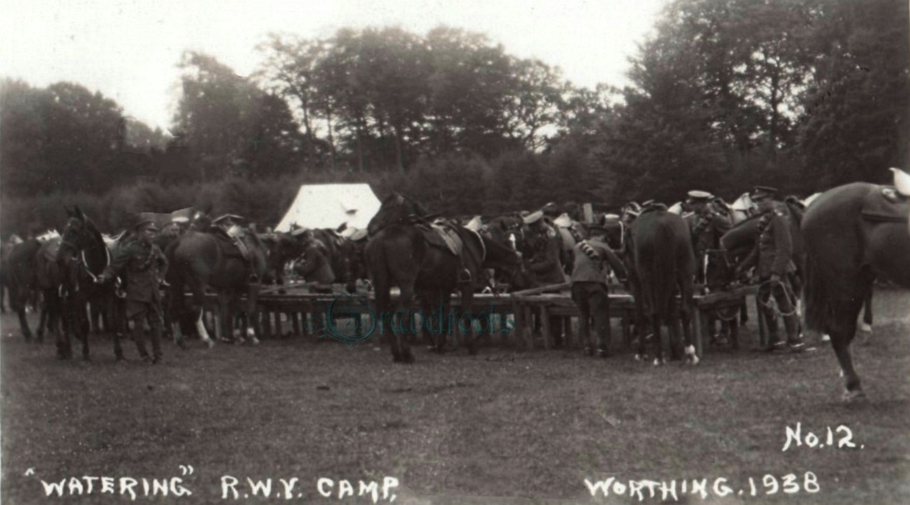 Royal Wiltshire Yeomanry, Worthing, Sussex, 1938, Sussex - click to return