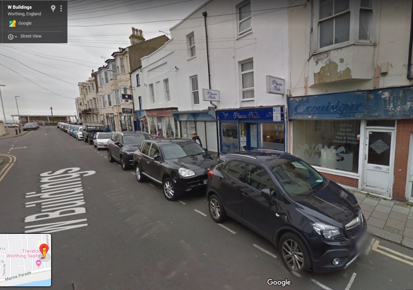 West Buildings, Worthing, Sussex - click image to return