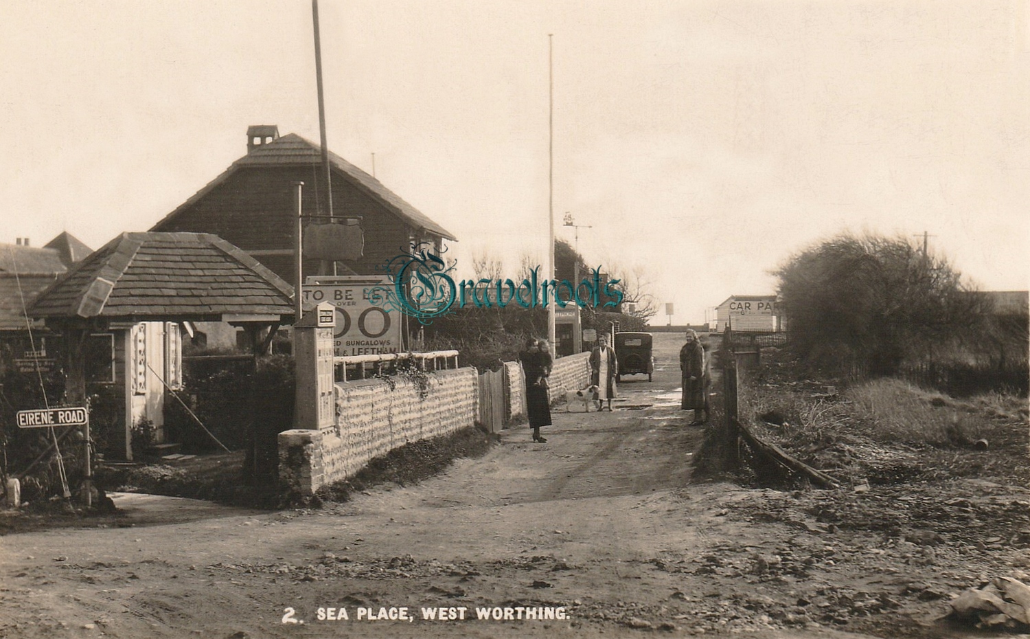  old photo of Sea Place, Worthing, Sussex - click image to return