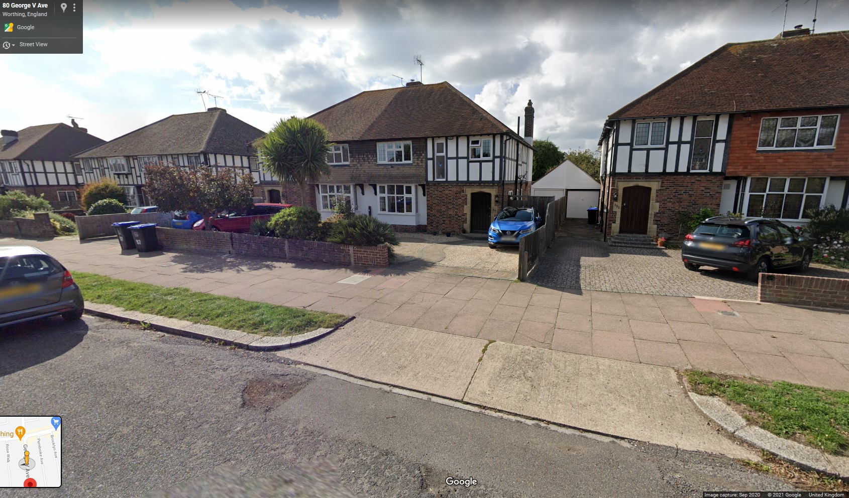 George V Avenue, Worthing, Sussex, BN11 5SD - click image to return