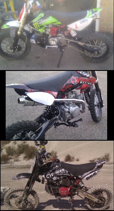 Stolen pitbikes