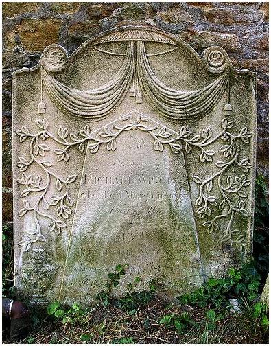 Headstone, All Hallows, Tillington