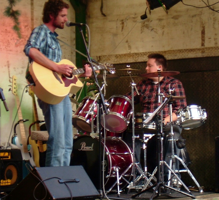 Wide Eyes - Dan Todd on drums
 - click for next image